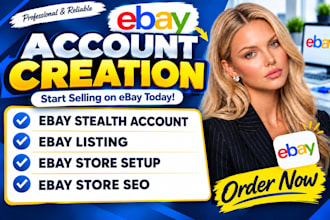 open ebay seller account US ebay store setup ebay account creation ebay lisiting
