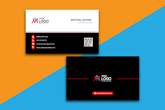 design professional and luxury business card