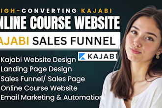 do kajabi website design kajabi landing page online course website course upload