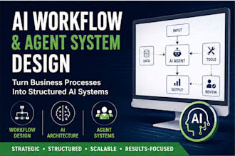 design an ai workflow and agent system for your business
