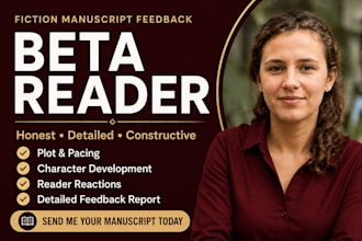 beta read and critique your novel with indepth feedback