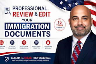 professionally review and edit your immigration documents