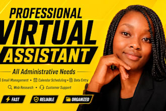 be your reliable executive and personal virtual assistant and secretary