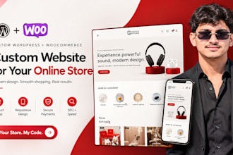 build a custom wordpress woocommerce website