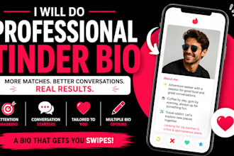 write a professional, personalized tinder bio