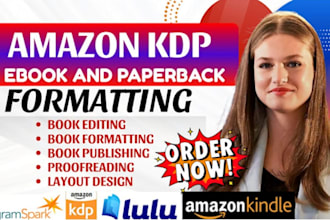 help with amazon kdp book formatting y reservar publishing