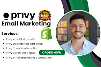 privy shopify email marketing sms automation flow list growth exit intent popup