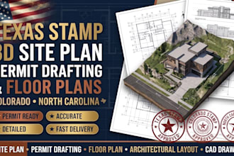 do texas stamp 3d site plan permit drafting for floor architect plan colorado nc