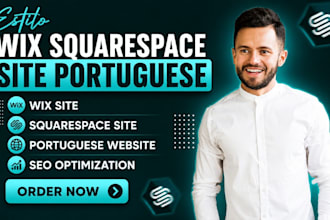criar wix squarespace website portuguese website seo wix squarespace pagina web