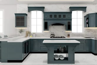 design custom kitchen cabinet