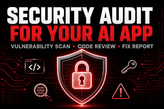 do a security audit, vulnerability fix, and code review for ai vibecoded apps