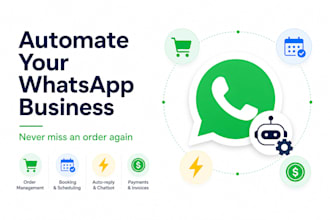 build a whatsapp bot for your business orders, bookings and autoreply