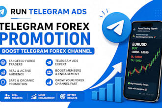 run telegram ads, for telegram forex channel, forex group, telegram promotion