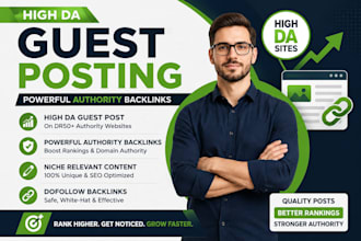 do high da guest posting on da 90 website with dofollow SEO backlinks