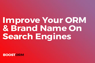 do online reputation management and reverse SEO to suppress negative links