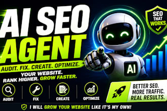 build ai SEO agent to audit, fix, create and optimize website