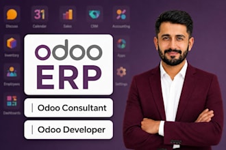 develop, implement odoo erp and automate business process
