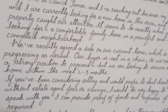 handwrite personalized marketing letters for direct mail campaigns