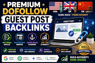 da 90 build high authority niche relevant dofollow guest post backlinks