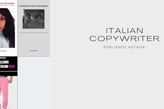be your italian copywriter, ghostwriter, or article writer