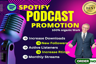 do organic podcast promotion for apple podcasts and spotify