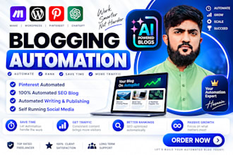 build complete ai blogging automation system using make com