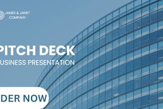 redesign sales pitch deck presentation, google slides, canva, marketing ppt