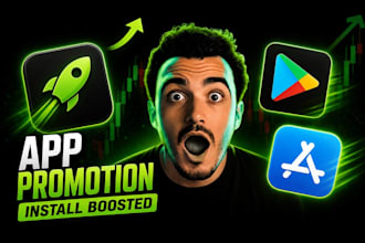 app promotion gain organic 6m android and IOS app install, mobile app promotion