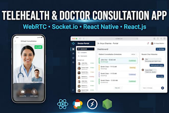 build telehealth consultation app with webrtc and react native