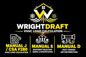 do manual j d and s load calculations with duct design