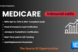 provide cms compliant qualified medicare inbound calls