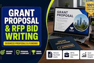 write grant business proposal bid proposal rfp applications grant writing