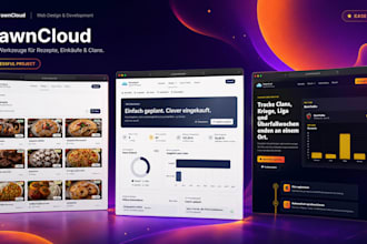 develop a modern professional responsive website