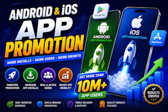 increase IOS and app install via meta ads, app promotion, ios app promotion