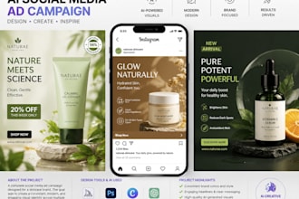 design professional ai social media posts and ads