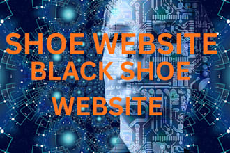 create a shoe website for selling landing page