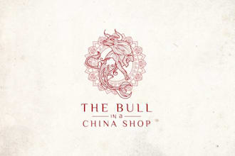 do unique line art logo for elegant crystal shop, spiritual, astrology brand
