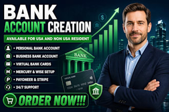 do USA bank creation, open mercury wise stripe bank for llc USA proof of address
