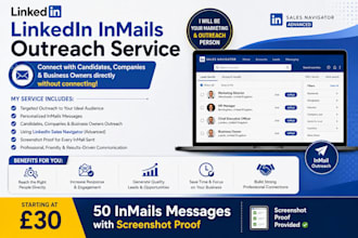 do targeted linkedin inmail outreach using sales navigator