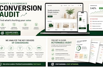 audit your shopify store and identify conversion problems