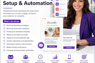 setup wix email marketing, wix email automation and newsletter
