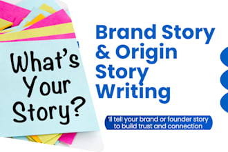 write your brand or founder story