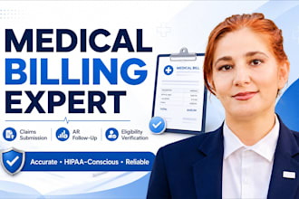 handle medical billing, claims, ar follow up and eligibility