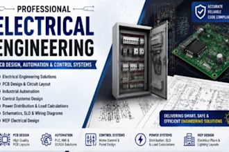 provide electrical engineering, pcb design, automation, control systems