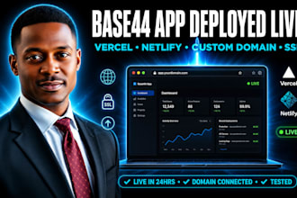 deploy base44 app to vercel netlify, base44 deployment base44 expert