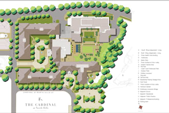 create professional site plan drawing and map illustration