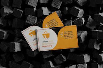 design professional business cards and banners