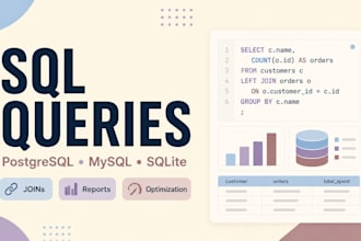 write sql queries for postgresql mysql and sqlite