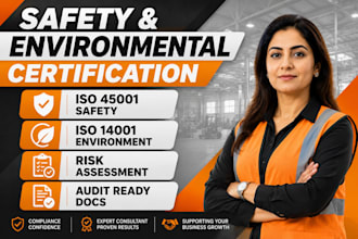 prepare iso 45001 and iso 14001 documents