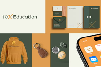 design a premium startup and saas logo and brand identity